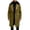 Army Green, variant on Men's Double Breasted Long Coat, Winter Overcoat with Faux Fur Collar, Notch Lapel and Buttons, Dressy Business Casual Outerwear