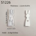thumbnail image 3 of Easter Rabbits Heart Candle Silicone Molds DIY Rabbits Love Aromatherapy Plaster Cement Resin Soap Making Mold Crafts Home Decor, 3 of 4