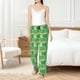 thumbnail image 4 of Balery Crocodile And Bush Pantalones de pijama para mujer, pijamas ultraligeros, pantalones de estar por casa-Large, 4 of 6