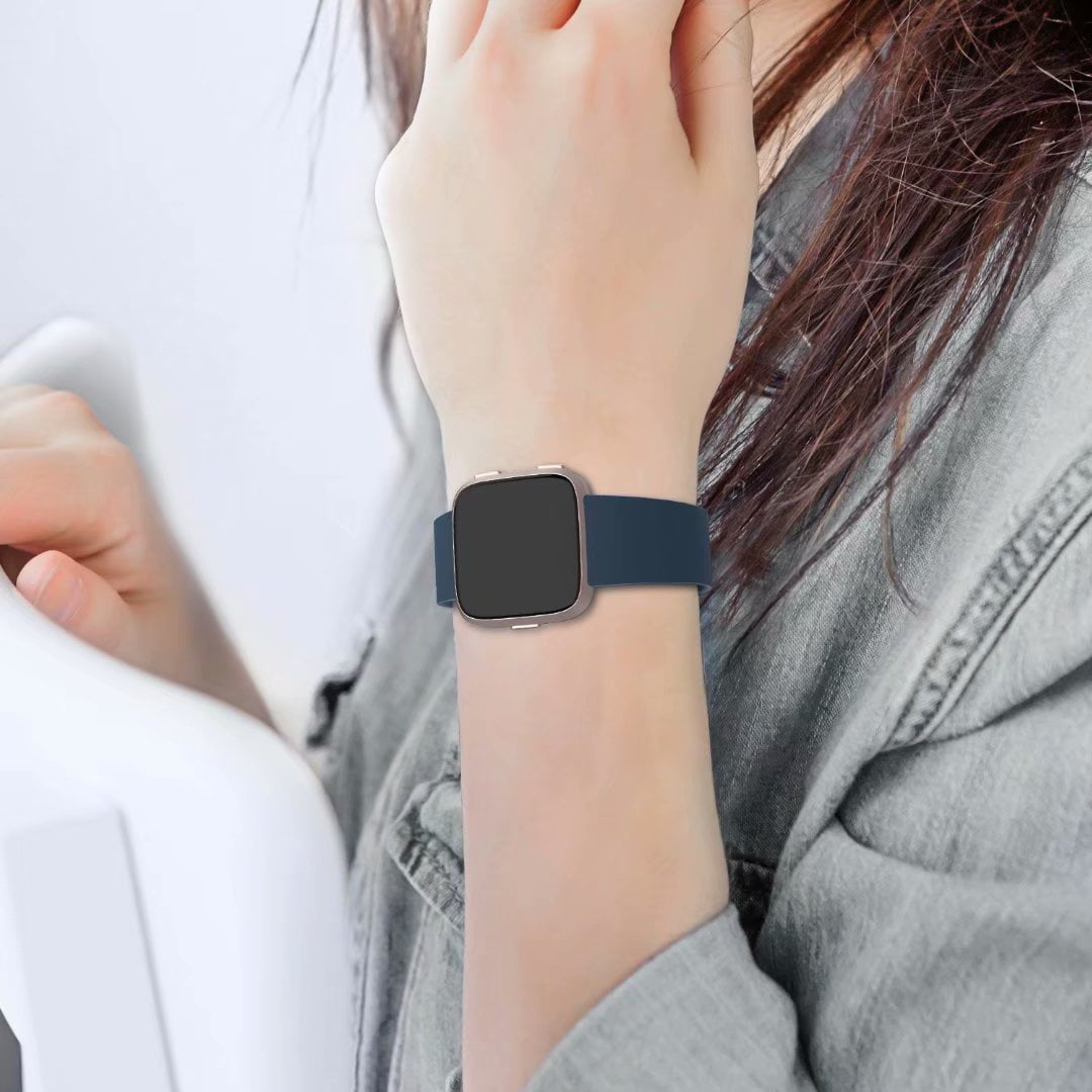 For Fitbit Versa Lightweight Wristband Adjustable Titanium Lite/SE for Smartwatch 2 Fuchsia Band/Versa Strap 6.7-8.1\