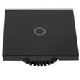 thumbnail image 3 of 1 Way Tempered Glass Panel Smart Touch Switch with Wireless Remote Control (Black), 3 of 10