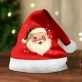 thumbnail image 2 of Christmas Hat Kids Santa Hat Toddler Unisex Classic Santa Claus Hat Kids Winter Hat New Years Eve Party Hats, 2 of 3