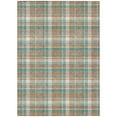 thumbnail image 2 of Addison Rugs Chantille Indoor/Outdoor Transitional Plaid Taupe Washable Rectangle Rug, 10' x 14', 2 of 6