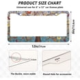 thumbnail image 3 of Coolnut Abstract Art Tree License Plate Frames - Universal Aluminum License Plate Covers with Screws, 2 Pack Holder Car Accessories for Front and Rear Plates Home Decor, 3 of 6