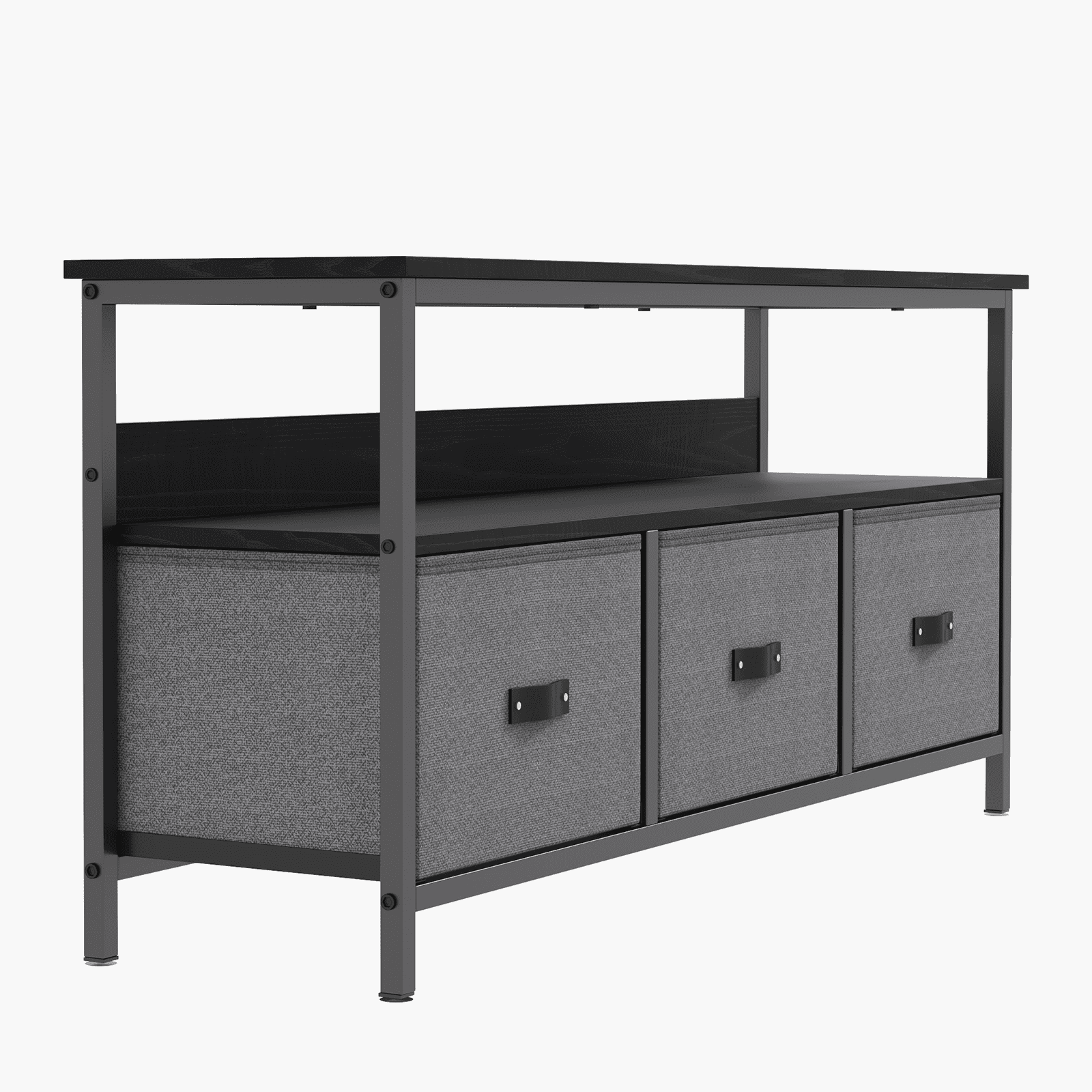 Ashion TV Stand for TVs up to 55", 47.3 inch Dresser TV Stand with 3 Storage Drawers and Shelves for Home