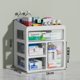 thumbnail image 1 of Caja de medicamentos for el hogar, caja de almacenamiento pequeña de tamaño familiar, tipo cajón, caja de medicamentos de gran capacidad, caja de medicamentos médicos de múltiples capas, 1 of 6