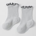 thumbnail image 3 of Bxsruta Baby Toddler Ruffle Trim Crew Socks Casual Daily Wear, 3 of 6