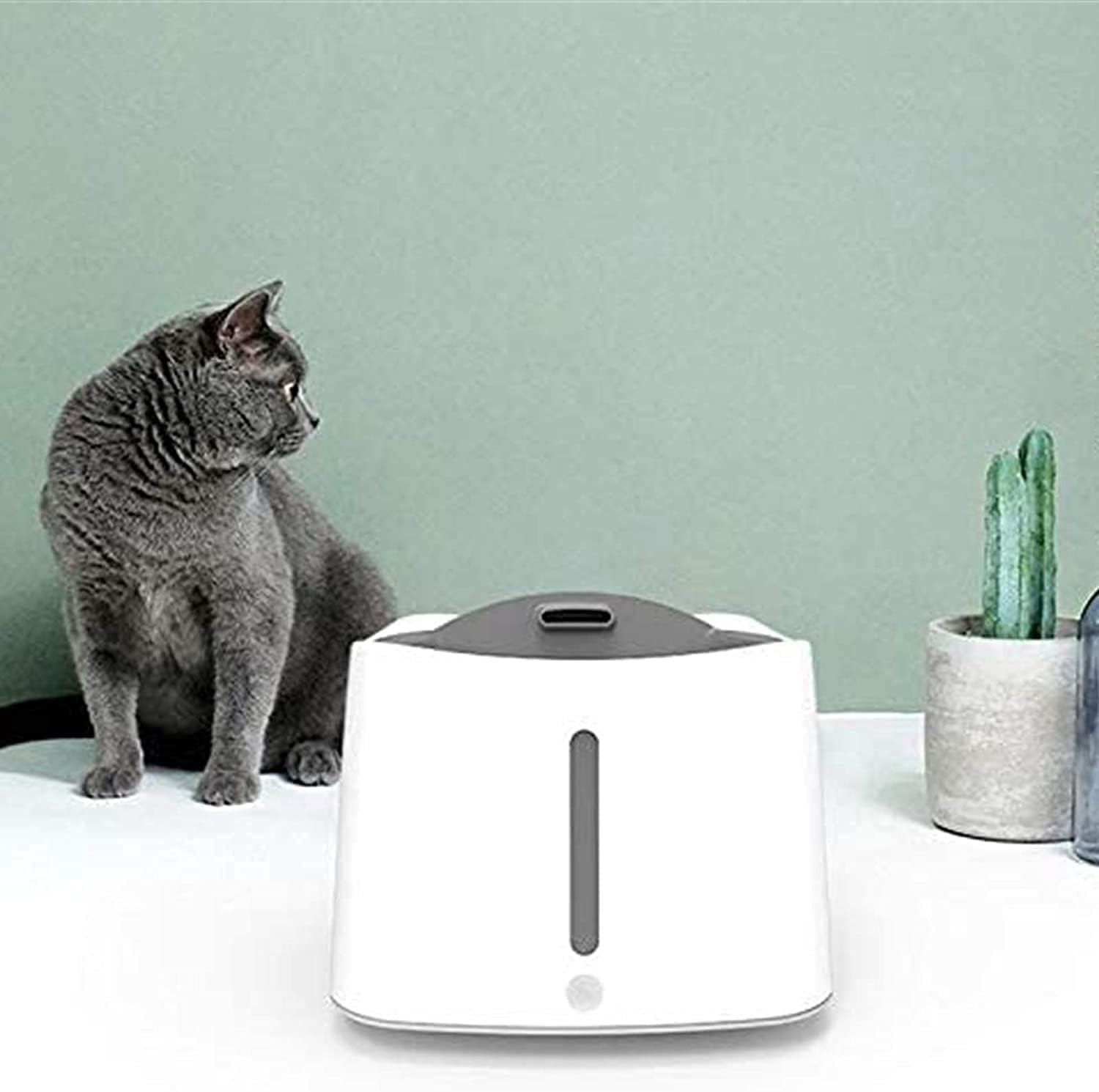 RKXQT Pet Smart Water Dispenser Electric Filter Dogs Cats Electric Water Dispenser,Ultra-Quiet Automatic Cat Drinking Fountains