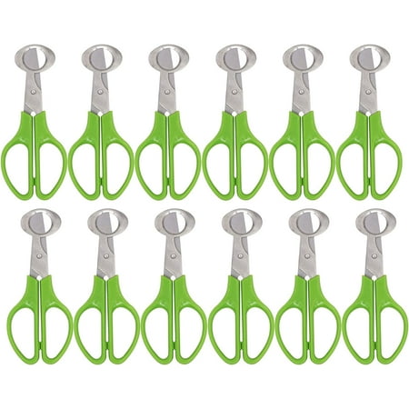 

Quail Egg Cutter Scissors Stainless Steel Pigeon Bird Egg Opener Pack of 12