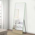 thumbnail image 2 of Full Length Floor Mirror Standing Rectangle Green 65"x22", 2 of 9