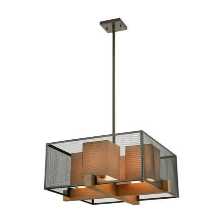 

Elk Home Crossbeam 25 Wide 4-Light Chandelier - Oil Rubbed Bronze