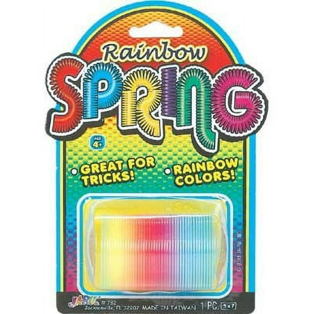 Bulk Buys Springs Slinky Rainbow Color - Case of 12
