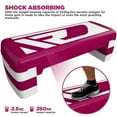 thumbnail image 2 of RDX Aerobic Stepper with 3 Adjustable Height Levels, 10cm 15cm 20cm Steps Raise Platform, Anti-Slip Fitness Step Board, 2 of 8