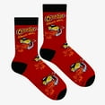 thumbnail image 3 of Cool Socks – Cheetos Flamin Hot – Novelty Crew Socks – Unisex Large – Red Snack Graphic – Gift for, 3 of 4