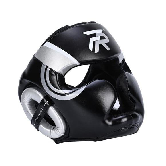 Casco de boxeo Equipo de protección Ventilado Protección para la frente y los oídos Cara completa Argenta L