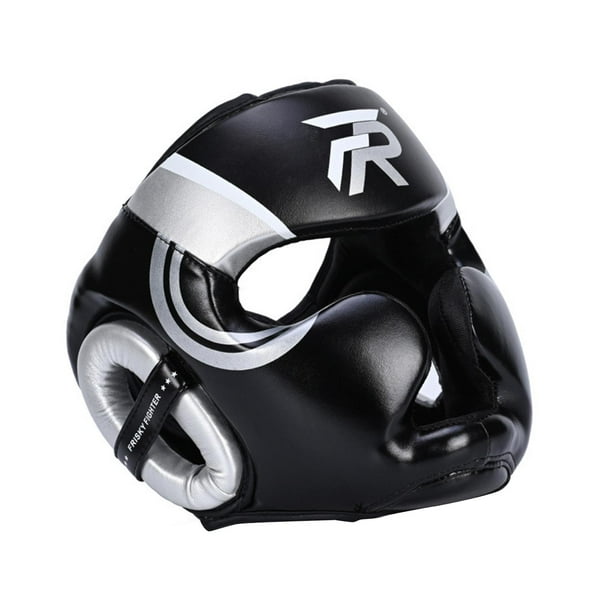Casco de boxeo Equipo de protección Ventilado Protección para la frente y los oídos Cara completa Argenta L