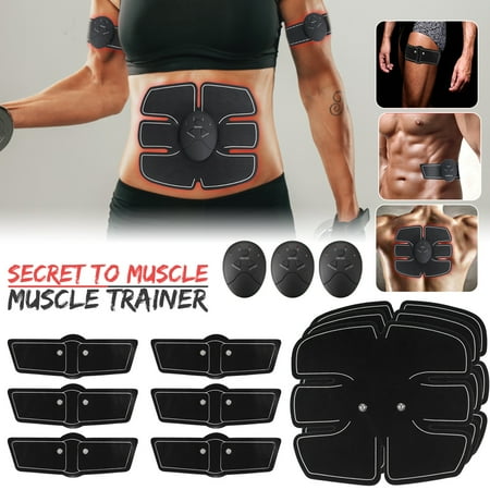 ABS Stimulator Toning Belt, EMS Abdominal Muscle Trainer Toning Belt Smart Training Body Building Ab Core Toners Home Workout (Best Ems Unit For Muscle Building)