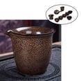 thumbnail image 3 of 1 juego de té chino de cerámica hecho a mano, tetera de kung fu china marrón, 3 of 9