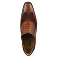 thumbnail image 3 of LIBERTYZENO Mens Finest Leather slip on Dress Shoes Ostrich Leg Print Shoes, 3 of 6