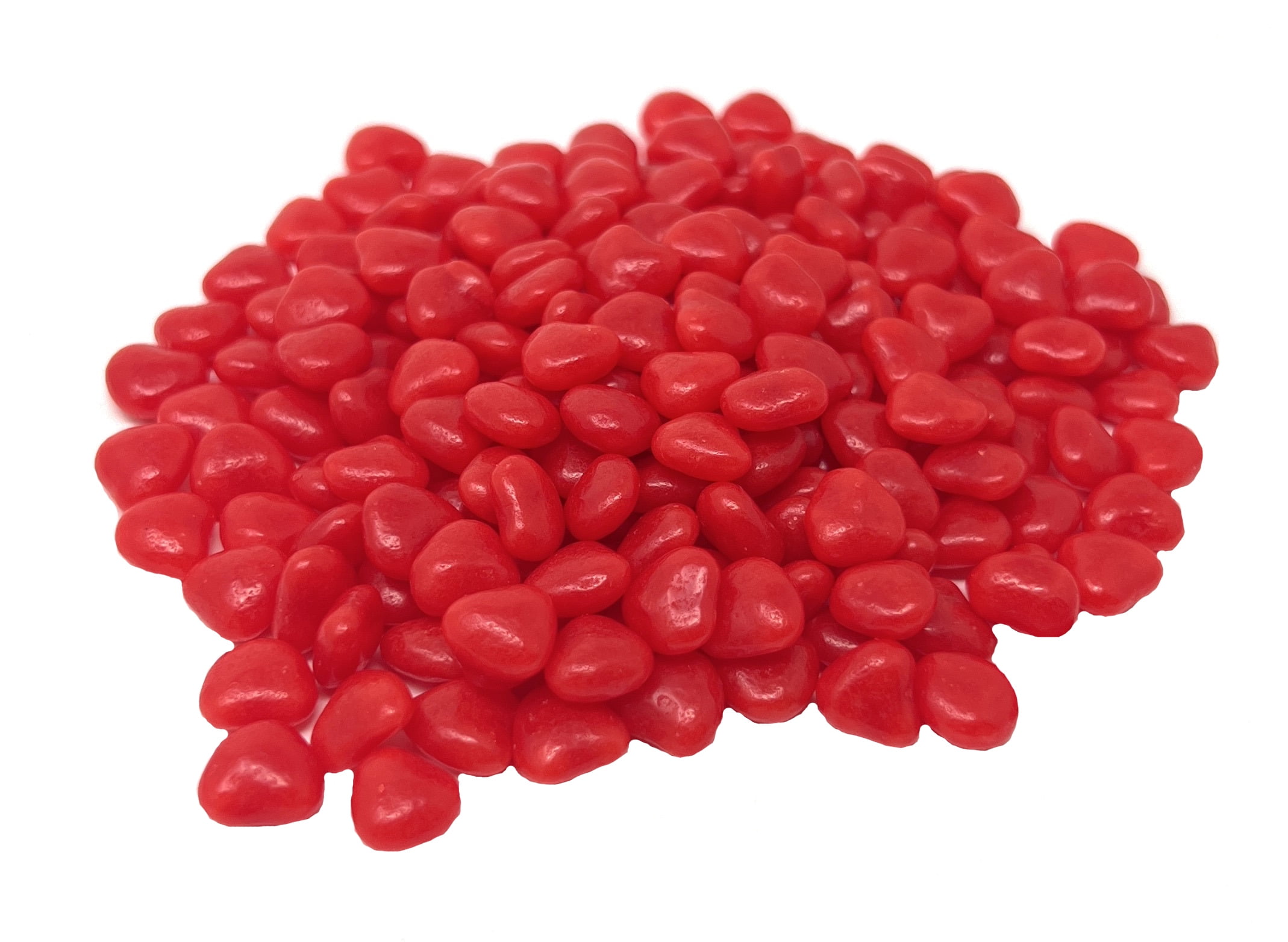 YANKEETRADERS Cinnamon Red Hot Hearts Candy, 4 Pound Bulk