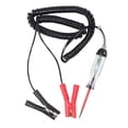 thumbnail image 2 of Probador de circuito automotriz, herramienta de eléctrico de pluma de prueba eléctrica de 6-24V, luz de prueba con cable de resorte extendido, 2 of 8