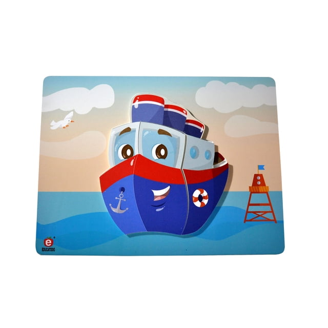 Rompecabezas El Barco 28 X 21 Cm Educatodo HN-0366