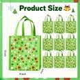 thumbnail image 4 of 20Pcs Christmas Gift Bags with Handles Treat Bags Reusable Green Non-woven Gift Bag for Christmas Party Favors Supplies Holiday Celebrations, 4 of 6