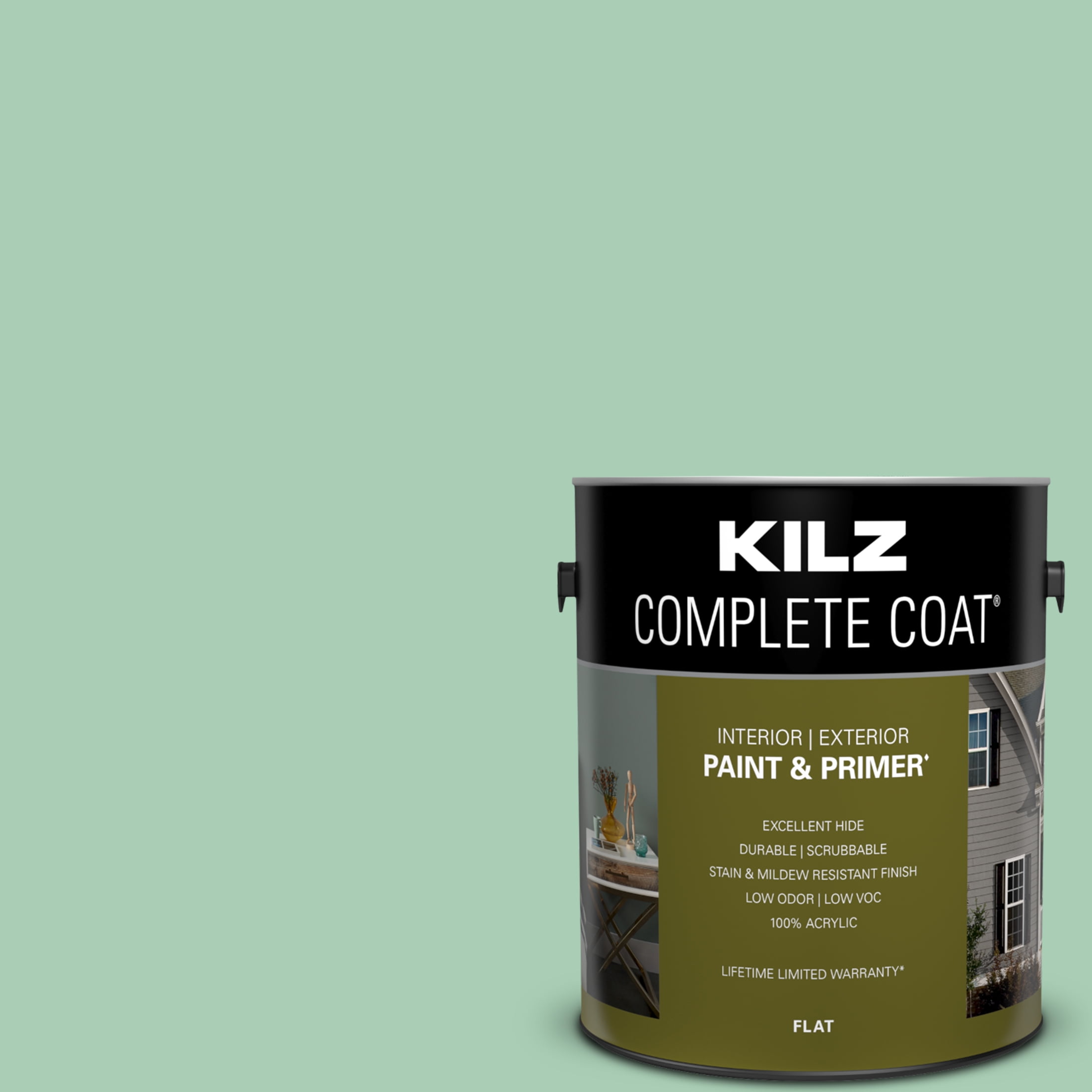 Green Countryside, KILZ Complete Coat Interior/Exterior Paint & Primer, 1 Gallon #RG250-01