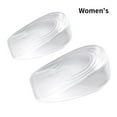 thumbnail image 1 of untoiry 2 Pcs Semelles Transparentes Rehaussantes en Faux Cuir Chaussures Rehaussantes Talon Demi-Coussin, Femme, 3cm, 1 of 8