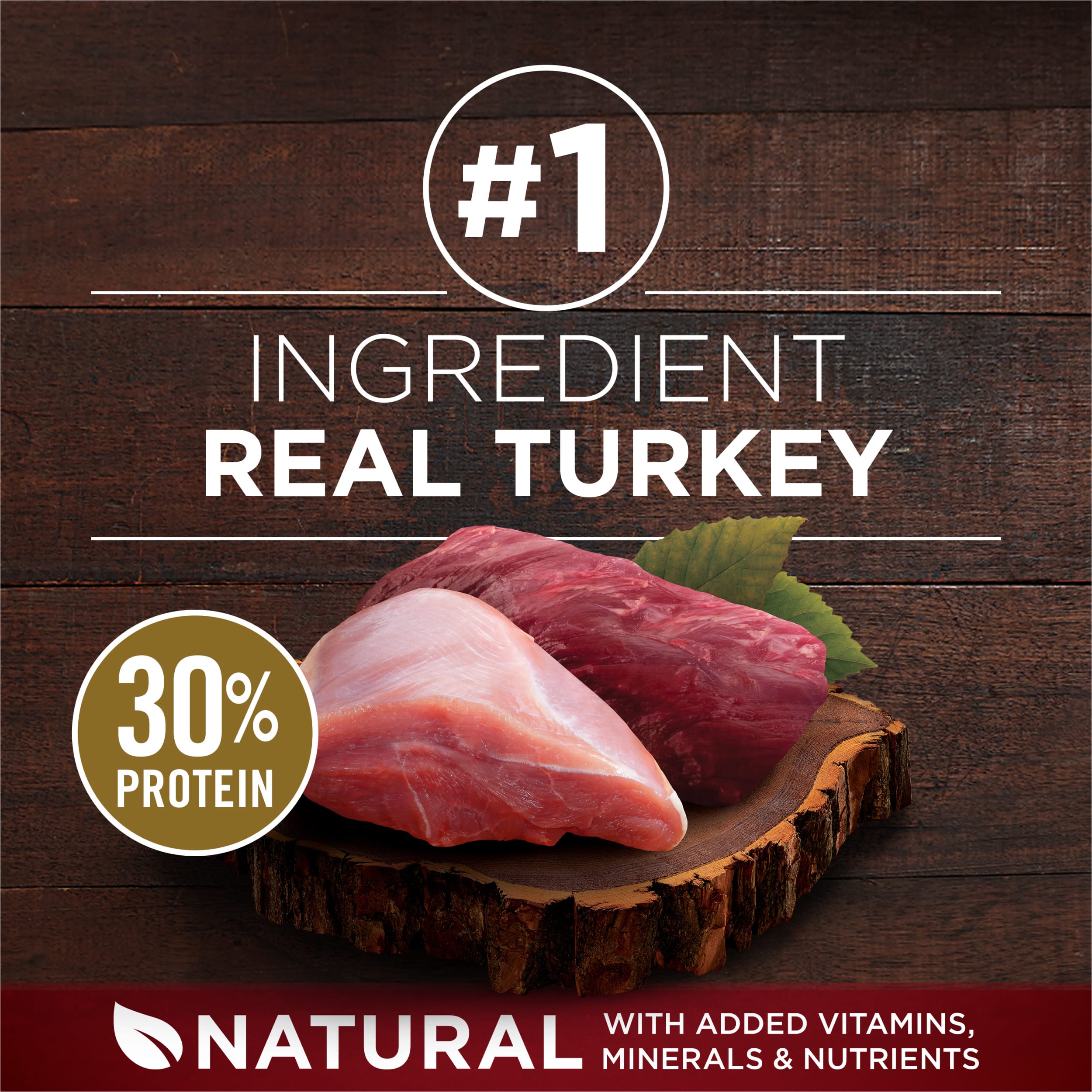 Purina ONE True Instinct High Protein Dry Dog Food, Nutrient Dense Real Turkey & Venison, 3.8 lb Bag - image 3 of 10