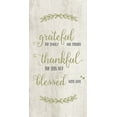 thumbnail image 2 of CAD Designs 14x24 White Modern Wood Framed Museum Art Print Titled - Grateful, 2 of 4