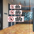 thumbnail image 4 of Standard Plus Do Not Touch Thank You Wall or Door Sign | Office Public Signage - Small, 4 of 9