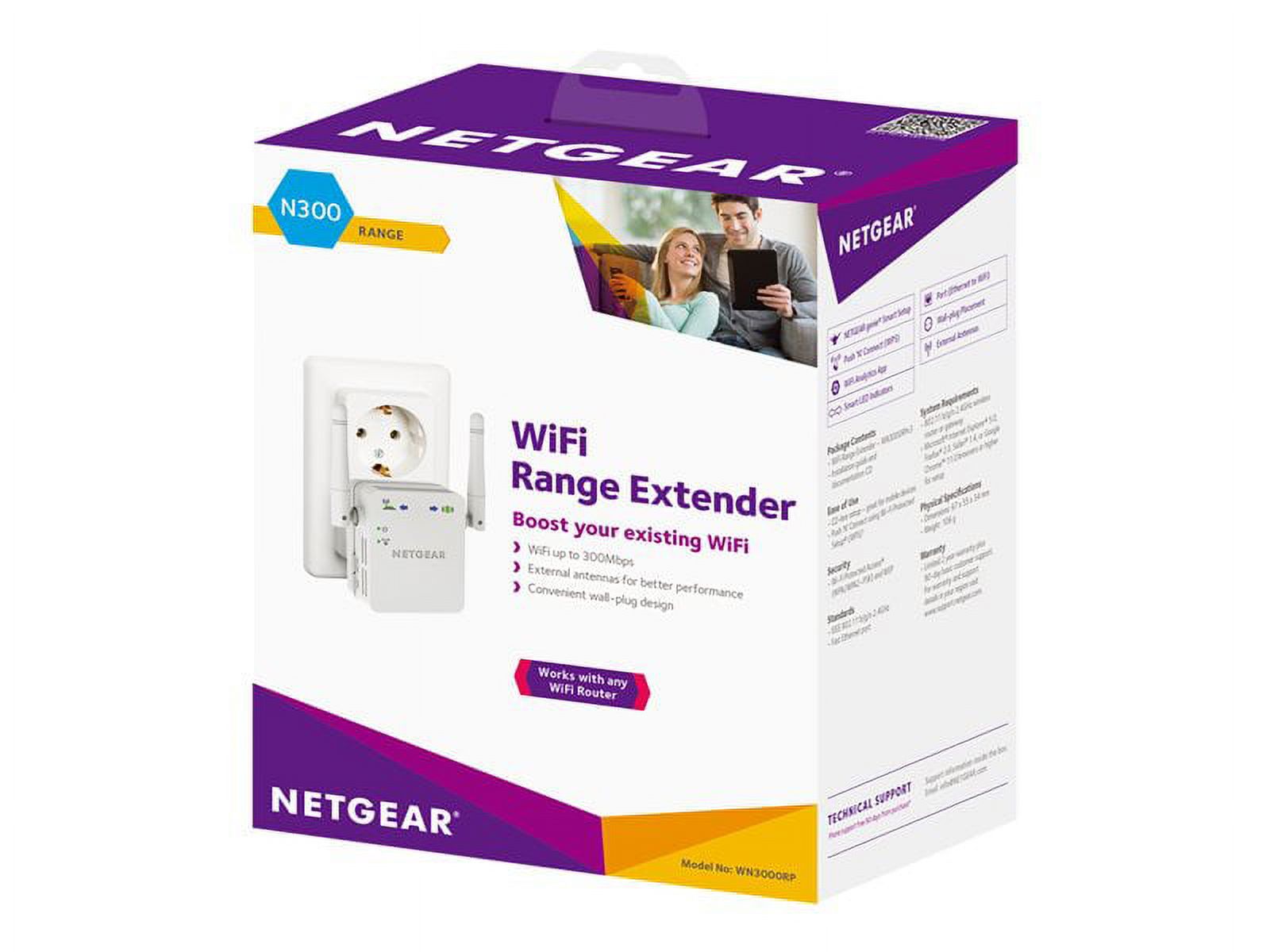 Netgear N300 WiFi Range Extender (WN3000RP-100NAS) - image 5 of 41