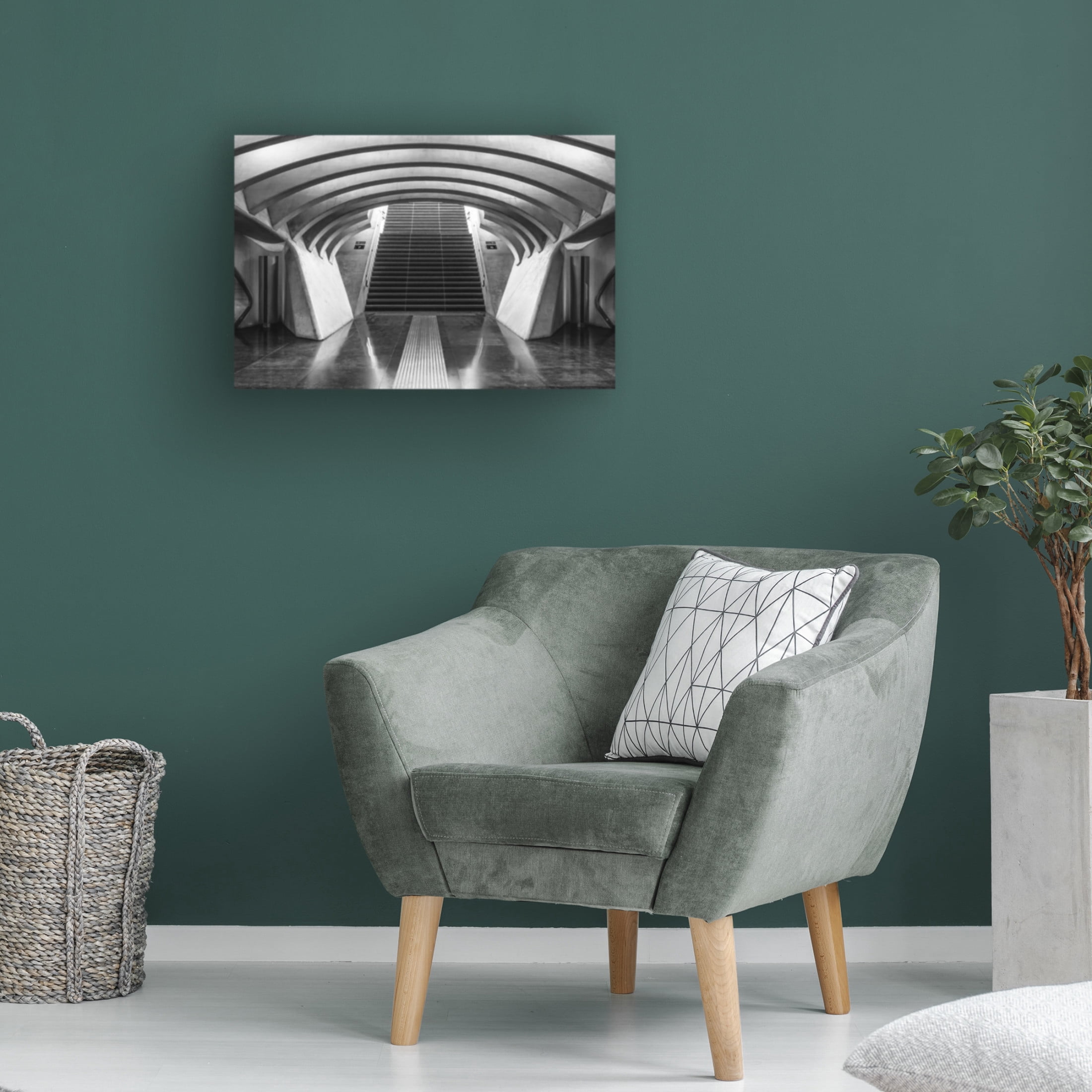Canvas Wall Art - Luc Vangindertael laGrange 'Six And Seven' Wall Art for Living Room, Bedroom, or Office Décor by Trademark Fine Art - 47 x 30 Inches