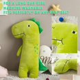 thumbnail image 2 of Almohada de dinosaurio de peluche para niños, suave, ideal para viajes y para el hogar, tamaño grande, 50 cm, 2 of 5