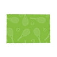 thumbnail image 7 of DouZhe Polyester Placemats Set of 4, Cartoon FashionTennis Sports Pattern Heat Resistant Place Mats for Dining Table, 12" x 18", 7 of 7