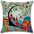 thumbnail image 2 of Juego de 4 fundas de almohada de 45 x 45, juego de fundas de almohada decorativas para el hogar, fundas de almohada decorativas, fundas de cojín f como se muestra, como se muestra, 2 of 5