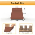 thumbnail image 3 of LAICAIW 16PCS Square Silicone Chair Leg Floor Protector, Chair Leg Cover, Furniture Leg Protector, Mobile Table and Chair Leg Cover, Protect The Floor from Scratches, 3 of 7