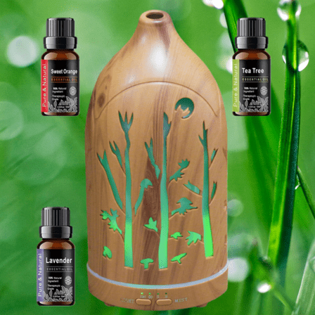 Air Wick Diffuser For Essential Oils 200ml Air Humidifier with Night Light USB Water Mist Home Decoration