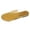 Gold, variant on Women's Fishnet Mules Backless Dressy Sandals Stylish Casual Metallic Mesh Closed Toe Flat Summer Slip on Dress Slides Shoes Gold Size 9
