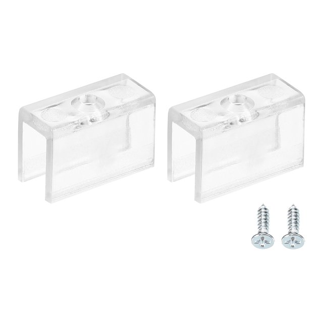 Cuerda Luz Montaje Clips, 20 Paquetes Pared Canal Montaje Soporte Accesorios para 5.9mm a 6,4mm LED Neón Tira, Translúcido