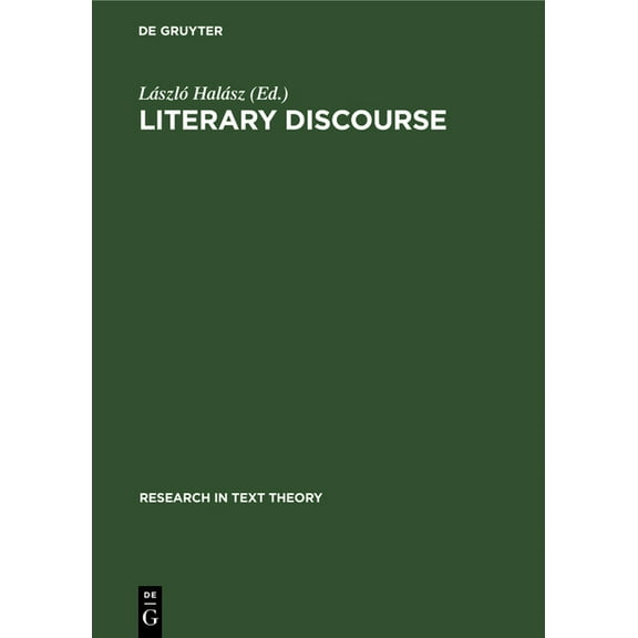 Research in Text Theory Literary Discourse, Book 11, (Hardcover)