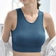 thumbnail image 4 of Gibobby Chaleco hueco para mujer, sujetador grande para Yoga, Top deportivo, ropa interior íntima para Fitness Brasier estraple para mujer(Azul,CH), 4 of 4