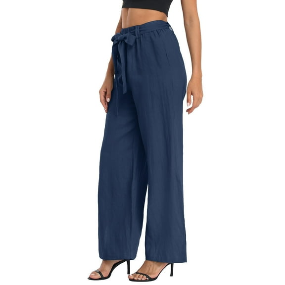 Aayomet Hiking Pants Women Women's High Waisted Sweatpants Workout Active Joggers Pants Baggy Lounge Bottoms,Navy XL