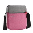 thumbnail image 3 of Bolso bandolera Bolso bandolera impermeable de nailon Bolso bandolera al aire libre con cremallera ajustable, rosa roja Eigraketly AP000919-04, 3 of 7