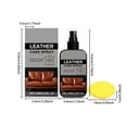 thumbnail image 3 of Limpiador de cuero 100ml con lanolina - Fórmula profunda nutritiva, hidratante y suavizante para asientos de coche, sofás, bolsas, zapatos • Cuidado suave del cuero no corrosivo • Incluye esponja, 3 of 9