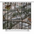 thumbnail image 1 of SUNENAT Cool Military Camouflage Camo Tree Branches and Leaves Waterproof Polyester Bathroom Shower Curtain 72x 72 Inches, 1 of 3