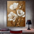 thumbnail image 2 of Mudket Framed,Canvas Wall Art,Ready to Hang,Golden Autumn Leaves Floral Canvas Print, Botanical Wall Decor, Flower Wall Art, for Bedroom Living Room Farmhouse Office Decor - 12"L x 8"W, 2 of 8