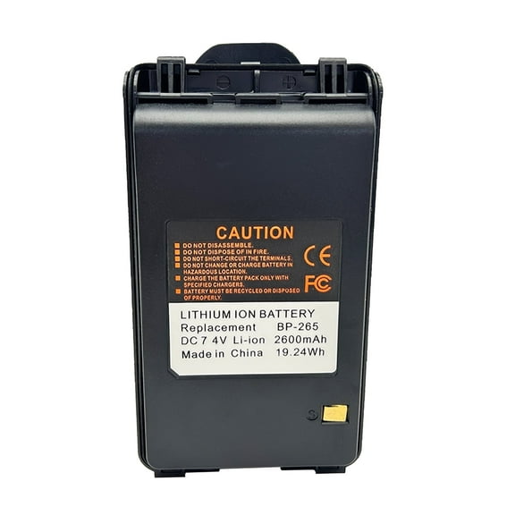 BP265 BP-265 2600mAh Li-ion Battery 7.4V Compatible with Radio IC-F4002 IC-F3102 IC-F3001 IC-F4001 IC-F3002 IC-T70 IC-V80E IC-V80 IC-F4102