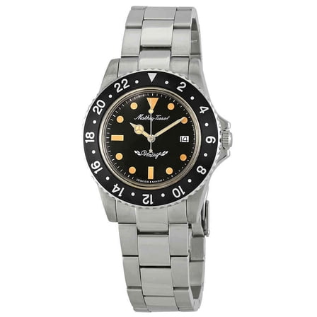 Mathey-Tissot Mathey Vintage Quartz Black Dial Men's Watch H900AN